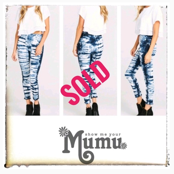 Show Me Your MuMu Denim - NWT  ~ SHOW ME YOUR MUMU Soho Tie-dye Skinny Jeans
